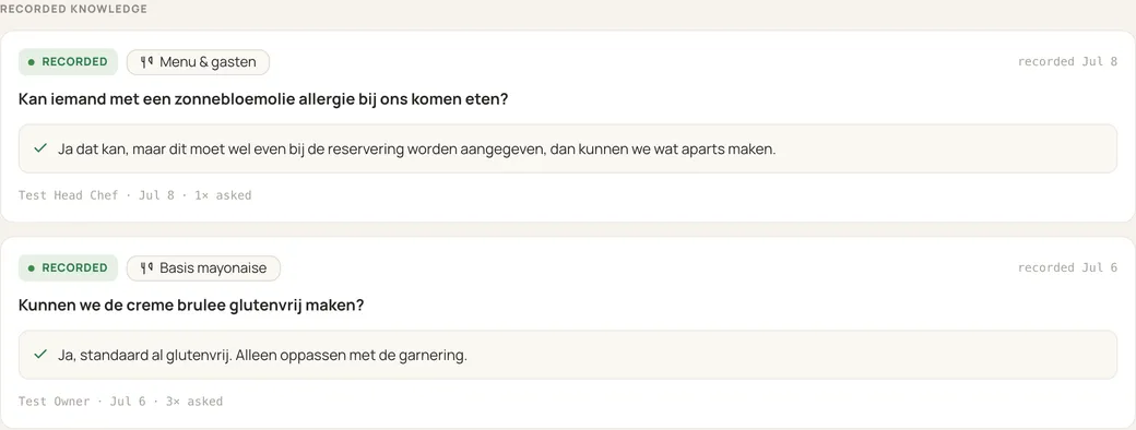 Vastgelegde antwoorden in het geheugen van moonies